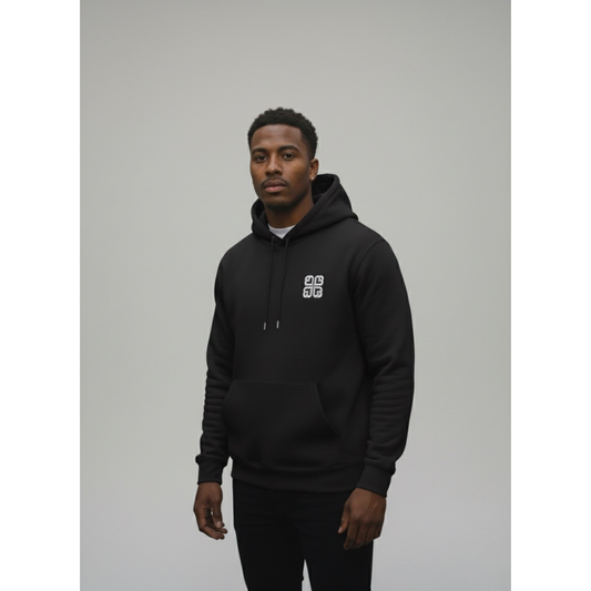 Black Premium Weight Hoodie