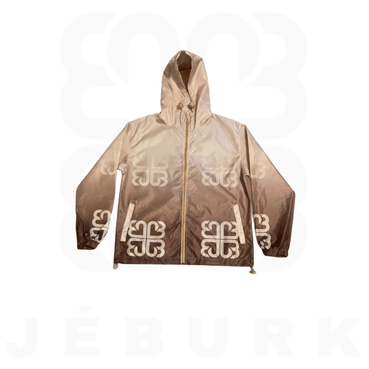 Monogram Mocha Fade Windbreaker Jacket
