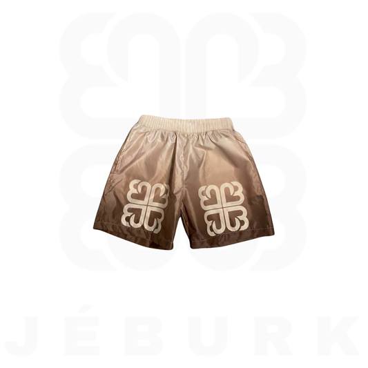 Monogram Mocha Fade Windbreaker Shorts