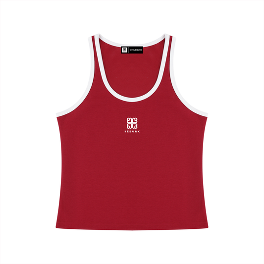 JÉBURK Retro Cropped Tank Top- Women's